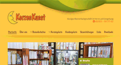 Desktop Screenshot of kerzenkunst-herne.com